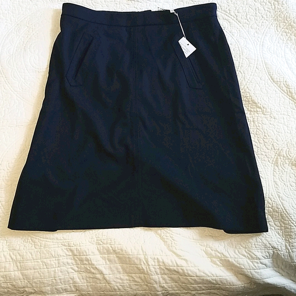 Navy A-Line skirt
